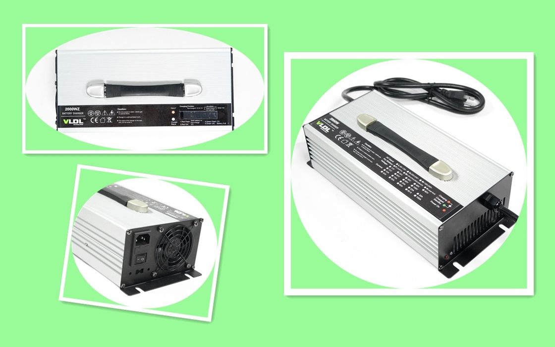 tragbares Ladegerät 48V 30A für Lithium-Ion und Blei-Säure-Batterie-schwarz oder silbernewohnung